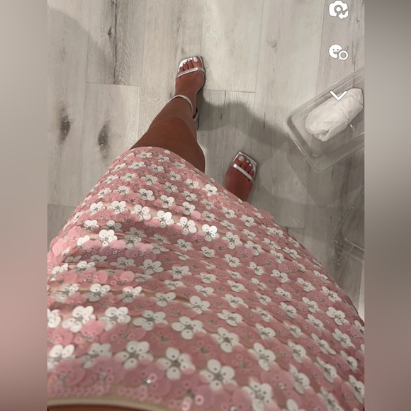 & other stories High Waist Sequin Skirt - Picture 5 of 6